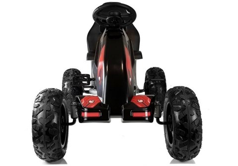 Gokart na Pedały B012 Pompowane Koła Czarny Gokart na Pedały B012 Pompowane Koła Czarny