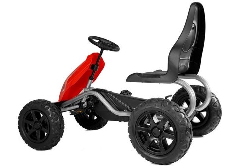 Gokart na Pedały B012 Pompowane Koła Czerwony Gokart na Pedały B012 Pompowane Koła Czerwony