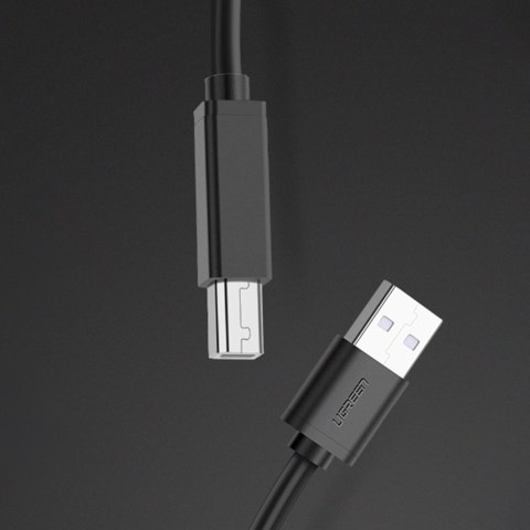Kabel przewód do drukarki skanera USB-B - USB-A 2.0 10m czarny Kabel przewód do drukarki skanera USB-B - USB-A 2.0 10m czarny