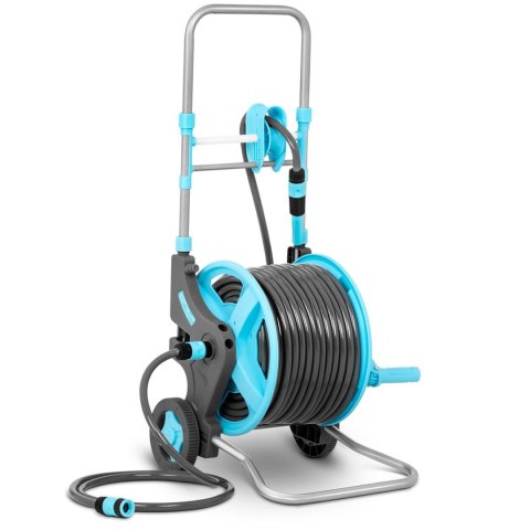Wąż ogrodowy na bębnie z wózkiem 45 m + 2 m 1/2'' Wąż ogrodowy na bębnie z wózkiem 45 m + 2 m 1/2''