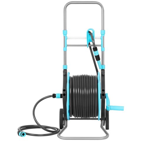 Wąż ogrodowy na bębnie z wózkiem 45 m + 2 m 1/2'' Wąż ogrodowy na bębnie z wózkiem 45 m + 2 m 1/2''