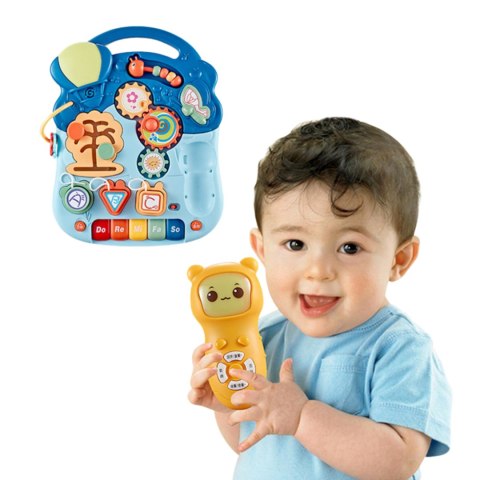 EDUKACYJNY STOLIK PCHACZ TELEFON ANTYSTRESOWY 2W1 EDUKACYJNY STOLIK PCHACZ TELEFON ANTYSTRESOWY 2W1
