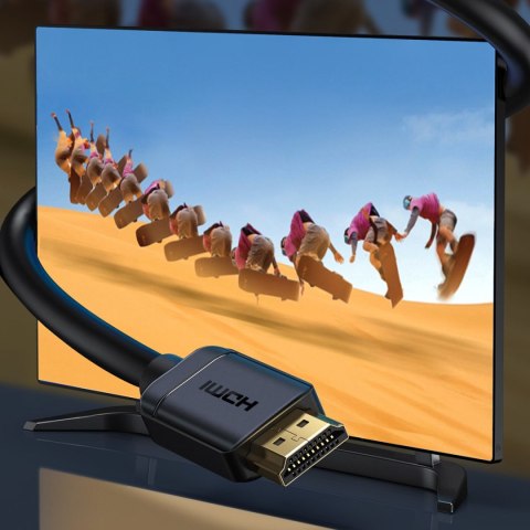 Kabel przewód HDMI 2.0 4K 60Hz 1.5m - czarny Kabel przewód HDMI 2.0 4K 60Hz 1.5m - czarny