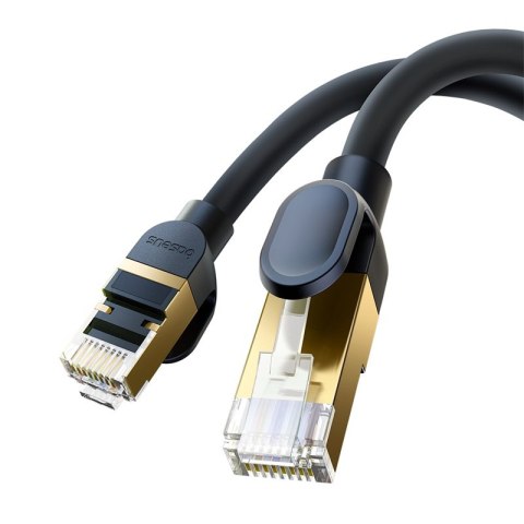 Kabel sieciowy LAN RJ45 Ethernet High Speed Cat.8 40Gbps 2m czarny Kabel sieciowy LAN RJ45 Ethernet High Speed Cat.8 40Gbps 2m czarny