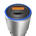 Ładowarka samochodowa USB USB-C PD QC 22,5W szary