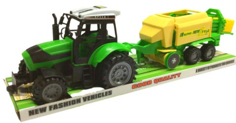 OGROMNY TRAKTOR Z PRZYCZEPĄ CIĄGNIK ZBOŻOWY ZESTAW OGROMNY TRAKTOR Z PRZYCZEPĄ CIĄGNIK ZBOŻOWY ZESTAW