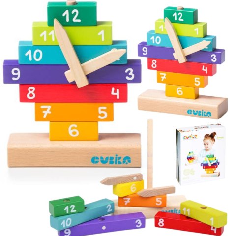 ZEGAR SORTER DREWNIANY KLOCKI CYFRY WSKAZÓWKI ZESTAW DO NAUKI DLA DZIECI ZEGAR SORTER DREWNIANY KLOCKI CYFRY WSKAZÓWKI ZESTAW DO NAUKI DLA DZIECI