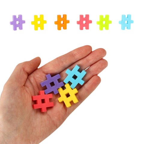 Zestaw Klocków Konstrukcyjnych Basic 100 Kolorowych Elementów Puzzle Zestaw Klocków Konstrukcyjnych Basic 100 Kolorowych Elementów Puzzle
