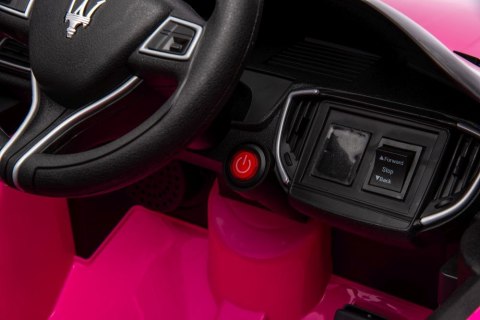 Auto Na Akumulator Maserati Ghibli SL631 Różowe Auto Na Akumulator Maserati Ghibli SL631 Różowe