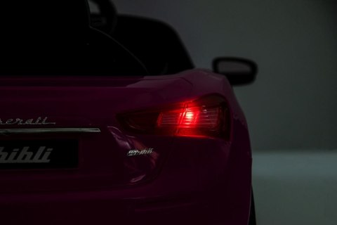 Auto Na Akumulator Maserati Ghibli SL631 Różowe Auto Na Akumulator Maserati Ghibli SL631 Różowe