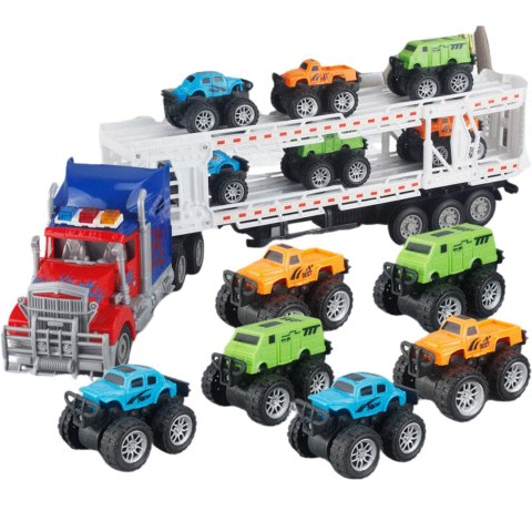 Duża Laweta Transportowa Zdalnie Sterowana Transporter Autek Samochodów Duża Laweta Transportowa Zdalnie Sterowana Transporter Autek Samochodów
