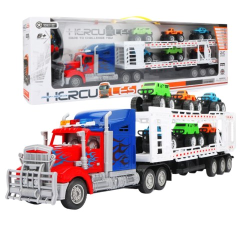 Duża Laweta Transportowa Zdalnie Sterowana Transporter Autek Samochodów Duża Laweta Transportowa Zdalnie Sterowana Transporter Autek Samochodów