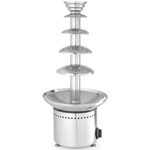 Fontanna do czekolady fondue 5 poziomów stalowa 265 W - Hendi 274156 Fontanna do czekolady fondue 5 poziomów stalowa 265 W - Hendi 274156