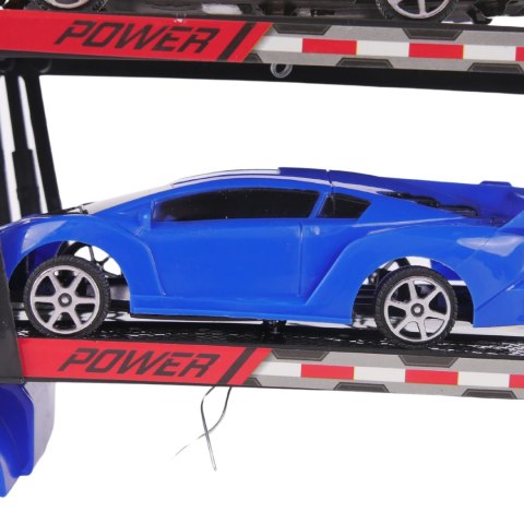 Laweta Transporter Duża Ciężarówka Transportowa 4 Samochodziki Lamborghini Laweta Transporter Duża Ciężarówka Transportowa 4 Samochodziki Lamborghini