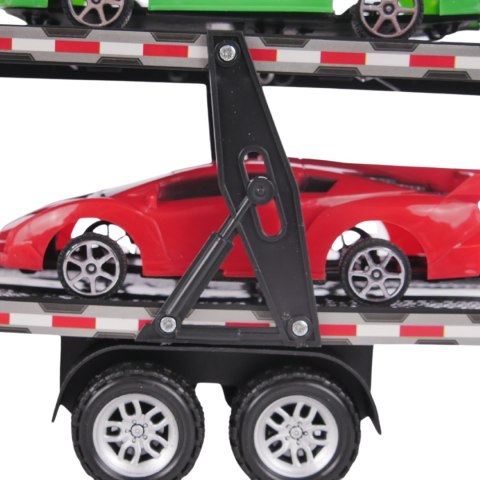 Laweta Transporter Duża Ciężarówka Transportowa 4 Samochodziki Lamborghini Laweta Transporter Duża Ciężarówka Transportowa 4 Samochodziki Lamborghini