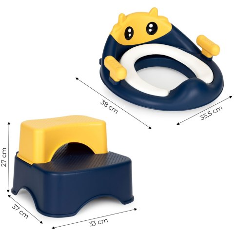 Nakładka na toaletę ze schodkami podestem dla dzieci ECOTOYS Nakładka na toaletę ze schodkami podestem dla dzieci ECOTOYS