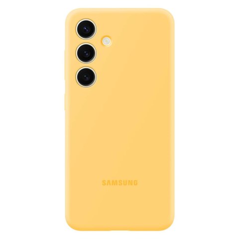 Oryginalne etui silikonowe pokrowiec do Samsung Galaxy S24 Silicone Case żółte Oryginalne etui silikonowe pokrowiec do Samsung Galaxy S24 Silicone Case żółte
