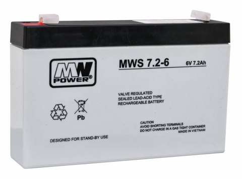 Akumulator żelowy 6V/7,2Ah Część zapasowa do pojazdów elektrycznych dla dzieci Akumulator żelowy 6V/7,2Ah Część zapasowa do pojazdów elektrycznych dla dzieci