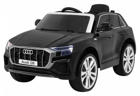 Audi Q8 Lift na akumulator dla dzieci Czarny + Pilot + EVA + Wolny Start + MP3 USB + LED Audi Q8 Lift na akumulator dla dzieci Czarny + Pilot + EVA + Wolny Start + MP3 USB + LED