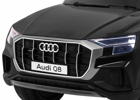 Audi Q8 Lift na akumulator dla dzieci Czarny + Pilot + EVA + Wolny Start + MP3 USB + LED Audi Q8 Lift na akumulator dla dzieci Czarny + Pilot + EVA + Wolny Start + MP3 USB + LED