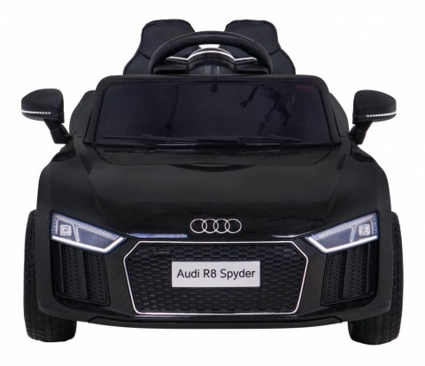 Audi R8 na akumulator dla dzieci Czarny + Pilot + EVA + Wolny Start + MP3 LED Audi R8 na akumulator dla dzieci Czarny + Pilot + EVA + Wolny Start + MP3 LED