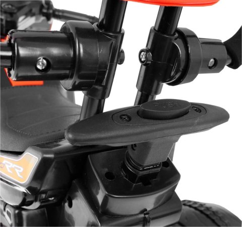 Pchaczyk Rowerek Motorek elektryczny 3w1 dla dzieci Czerwony + Piankowa poręcz + Audio LED Pchaczyk Rowerek Motorek elektryczny 3w1 dla dzieci Czerwony + Piankowa poręcz + Audio LED