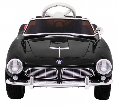 Autko BMW 507 Retro elektryczne dla dzieci Czarny + Audio LED + Pilot + Ekoskóra + EVA + Wolny Start Autko BMW 507 Retro elektryczne dla dzieci Czarny + Audio LED + Pilot + Ekoskóra + EVA + Wolny Start