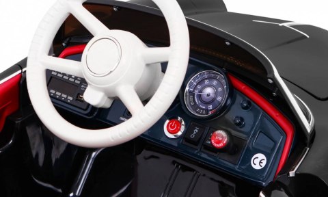 Autko BMW 507 Retro elektryczne dla dzieci Czarny + Audio LED + Pilot + Ekoskóra + EVA + Wolny Start Autko BMW 507 Retro elektryczne dla dzieci Czarny + Audio LED + Pilot + Ekoskóra + EVA + Wolny Start