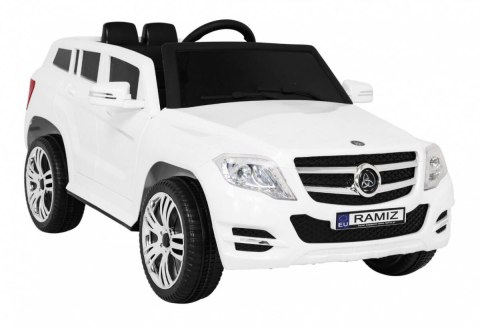 Autko City Rider dla dzieci Biały + Pilot + Regulacja kierownicy + Wolny Start + MP3 USB + LED Autko City Rider dla dzieci Biały + Pilot + Regulacja kierownicy + Wolny Start + MP3 USB + LED