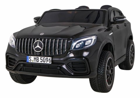 Auto Mercedes GLC 63S dla dzieci Czarny + Napęd 4x4 + MP4 + LED + Ekoskóra + Wolny Start + EVA Auto Mercedes GLC 63S dla dzieci Czarny + Napęd 4x4 + MP4 + LED + Ekoskóra + Wolny Start + EVA