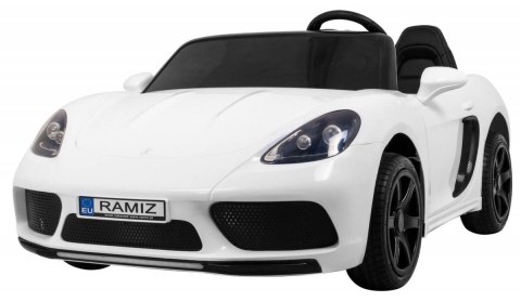 Perfecta Auto dla 2 dzieci Biały + Pompowane koła + Silnik bezszczotkowy + MP3 LED + Wolny Start Perfecta Auto dla 2 dzieci Biały + Pompowane koła + Silnik bezszczotkowy + MP3 LED + Wolny Start