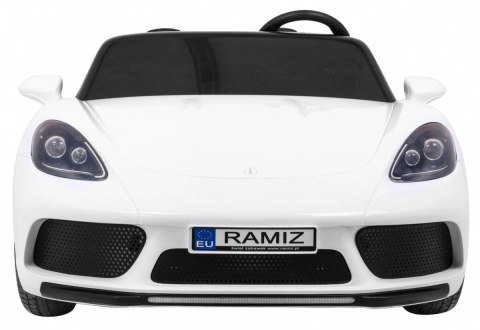 Perfecta Auto dla 2 dzieci Biały + Pompowane koła + Silnik bezszczotkowy + MP3 LED + Wolny Start Perfecta Auto dla 2 dzieci Biały + Pompowane koła + Silnik bezszczotkowy + MP3 LED + Wolny Start