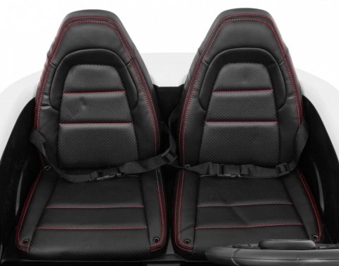 Perfecta Auto dla 2 dzieci Biały + Pompowane koła + Silnik bezszczotkowy + MP3 LED + Wolny Start Perfecta Auto dla 2 dzieci Biały + Pompowane koła + Silnik bezszczotkowy + MP3 LED + Wolny Start