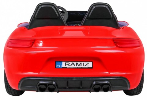 Perfecta Auto dla 2 dzieci Czerwony + Pompowane koła + Silnik bezszczotkowy + MP3 LED + Wolny Start Perfecta Auto dla 2 dzieci Czerwony + Pompowane koła + Silnik bezszczotkowy + MP3 LED + Wolny Start