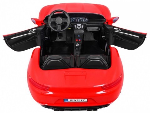 Perfecta Auto dla 2 dzieci Czerwony + Pompowane koła + Silnik bezszczotkowy + MP3 LED + Wolny Start Perfecta Auto dla 2 dzieci Czerwony + Pompowane koła + Silnik bezszczotkowy + MP3 LED + Wolny Start