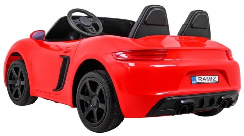 Perfecta Auto dla 2 dzieci Czerwony + Pompowane koła + Silnik bezszczotkowy + MP3 LED + Wolny Start Perfecta Auto dla 2 dzieci Czerwony + Pompowane koła + Silnik bezszczotkowy + MP3 LED + Wolny Start