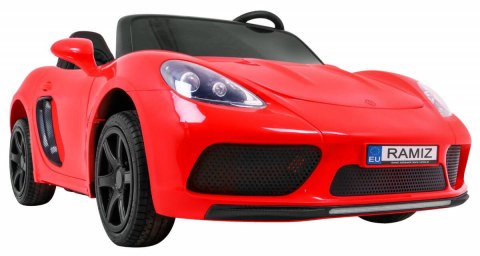 Perfecta Auto dla 2 dzieci Czerwony + Pompowane koła + Silnik bezszczotkowy + MP3 LED + Wolny Start Perfecta Auto dla 2 dzieci Czerwony + Pompowane koła + Silnik bezszczotkowy + MP3 LED + Wolny Start