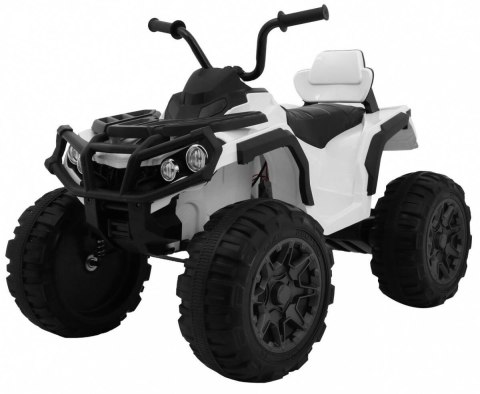 Quad ATV 2.4GHz na akumulator dla dzieci Biały + Pilot + Koła EVA + Radio MP3 + Wolny Start Quad ATV 2.4GHz na akumulator dla dzieci Biały + Pilot + Koła EVA + Radio MP3 + Wolny Start
