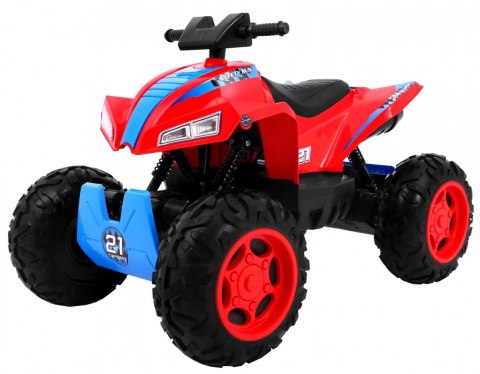 Quad na akumulator Sport Run dla dzieci Czerwony + Napęd 4x4 + LED + Radio MP3 Quad na akumulator Sport Run dla dzieci Czerwony + Napęd 4x4 + LED + Radio MP3