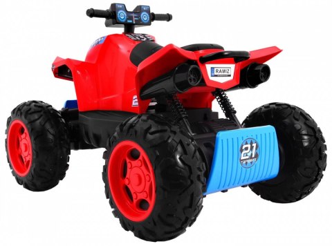 Quad na akumulator Sport Run dla dzieci Czerwony + Napęd 4x4 + LED + Radio MP3 Quad na akumulator Sport Run dla dzieci Czerwony + Napęd 4x4 + LED + Radio MP3