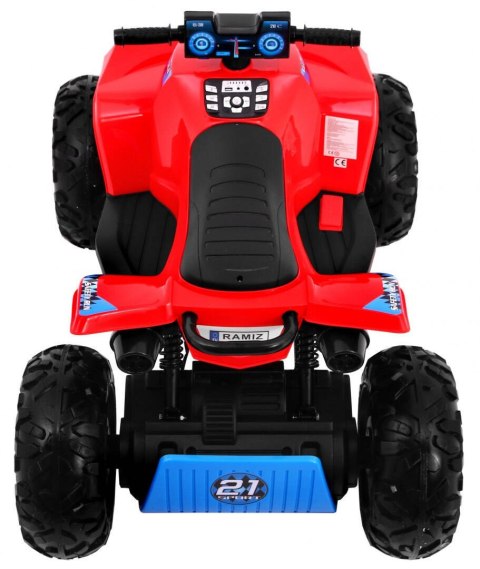 Quad na akumulator Sport Run dla dzieci Czerwony + Napęd 4x4 + LED + Radio MP3 Quad na akumulator Sport Run dla dzieci Czerwony + Napęd 4x4 + LED + Radio MP3