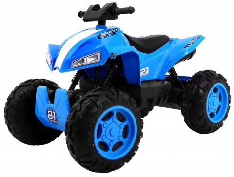 Quad na akumulator Sport Run dla dzieci Niebieski + Napęd 4x4 + LED + Radio MP3 Quad na akumulator Sport Run dla dzieci Niebieski + Napęd 4x4 + LED + Radio MP3