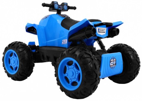 Quad na akumulator Sport Run dla dzieci Niebieski + Napęd 4x4 + LED + Radio MP3 Quad na akumulator Sport Run dla dzieci Niebieski + Napęd 4x4 + LED + Radio MP3