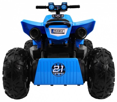 Quad na akumulator Sport Run dla dzieci Niebieski + Napęd 4x4 + LED + Radio MP3 Quad na akumulator Sport Run dla dzieci Niebieski + Napęd 4x4 + LED + Radio MP3