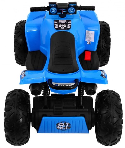 Quad na akumulator Sport Run dla dzieci Niebieski + Napęd 4x4 + LED + Radio MP3 Quad na akumulator Sport Run dla dzieci Niebieski + Napęd 4x4 + LED + Radio MP3