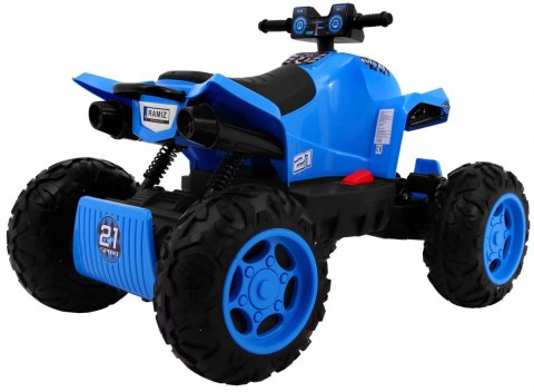 Quad na akumulator Sport Run dla dzieci Niebieski + Napęd 4x4 + LED + Radio MP3 Quad na akumulator Sport Run dla dzieci Niebieski + Napęd 4x4 + LED + Radio MP3
