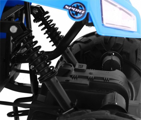Quad na akumulator Sport Run dla dzieci Niebieski + Napęd 4x4 + LED + Radio MP3 Quad na akumulator Sport Run dla dzieci Niebieski + Napęd 4x4 + LED + Radio MP3