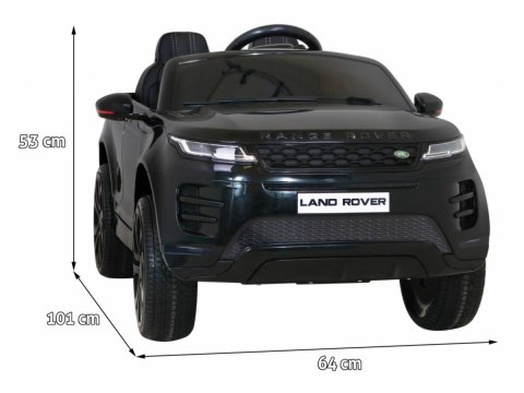 Range Rover Evoque na akumulator dla dzieci Czarny + Pilot + Wolny Start + MP3 LED Range Rover Evoque na akumulator dla dzieci Czarny + Pilot + Wolny Start + MP3 LED