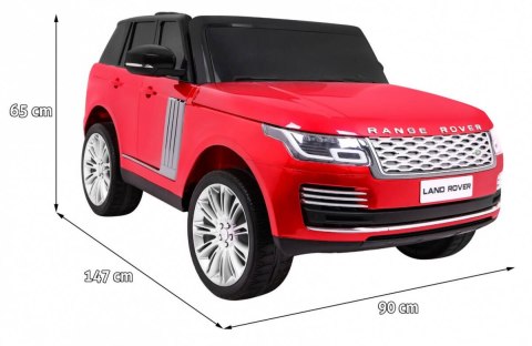 Range Rover HSE Lakierowane Autko dla 2 dzieci Czerwony + Pilot + Panel audio + LED Range Rover HSE Lakierowane Autko dla 2 dzieci Czerwony + Pilot + Panel audio + LED