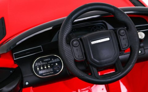 Range Rover Velar na akumulator Czerwony + Pilot + EVA + Wolny Start + MP3 LED Range Rover Velar na akumulator Czerwony + Pilot + EVA + Wolny Start + MP3 LED